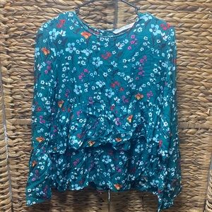 NWOT Zara Ruffle Long Sleeve